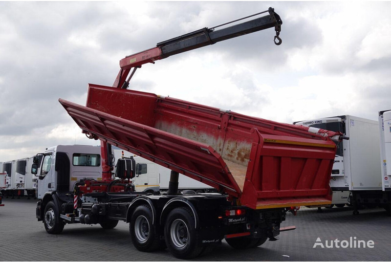 Renault LANDER 3 way tipper + crane FASSI 130 6x4 - قلابات, شاحنة كرين: صور 4 Renault LANDER 3 way tipper + crane FASSI 130 6x4 - قلابات, شاحنة كرين: صور 4