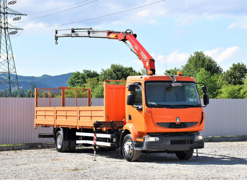 Renault MIDLUM 220 DXI - شاحنات مسطحة, شاحنة كرين: صور 1 Renault MIDLUM 220 DXI - شاحنات مسطحة, شاحنة كرين: صور 1