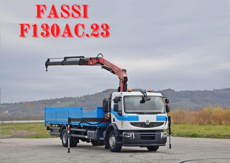 Renault Premium 320 DXI - شاحنات مسطحة, شاحنة كرين: صور 1 Renault Premium 320 DXI - شاحنات مسطحة, شاحنة كرين: صور 1