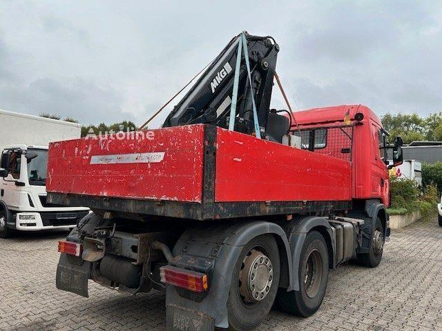 Scania 124 L 470 - Flatbed + crane - شاحنات مسطحة, شاحنة كرين: صور 3 Scania 124 L 470 - Flatbed + crane - شاحنات مسطحة, شاحنة كرين: صور 3