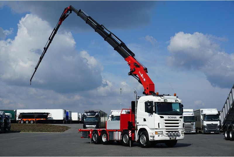 Scania G 480 / 8 X 2 / SKRZYNIOWY + HDS / HMF THOR - O K6 + JIB FJ 2000 - شاحنات مسطحة, شاحنة كرين: صور 1 Scania G 480 / 8 X 2 / SKRZYNIOWY + HDS / HMF THOR - O K6 + JIB FJ 2000 - شاحنات مسطحة, شاحنة كرين: صور 1
