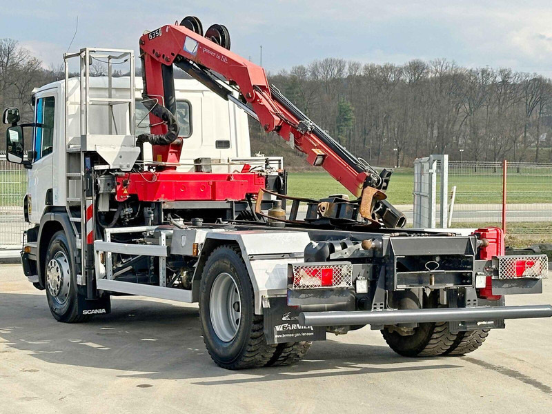 Scania P 250 * HMF 635 K2 + FUNK * TOPZUSTAND - قلابات, شاحنة كرين: صور 4 Scania P 250 * HMF 635 K2 + FUNK * TOPZUSTAND - قلابات, شاحنة كرين: صور 4