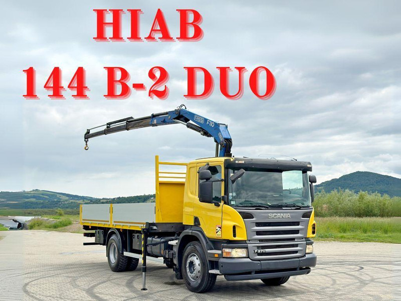 Scania P 270 * FASSI F110A.23 + FUNK * TOPZUSTAND - شاحنات مسطحة, شاحنة كرين: صور 1 Scania P 270 * FASSI F110A.23 + FUNK * TOPZUSTAND - شاحنات مسطحة, شاحنة كرين: صور 1