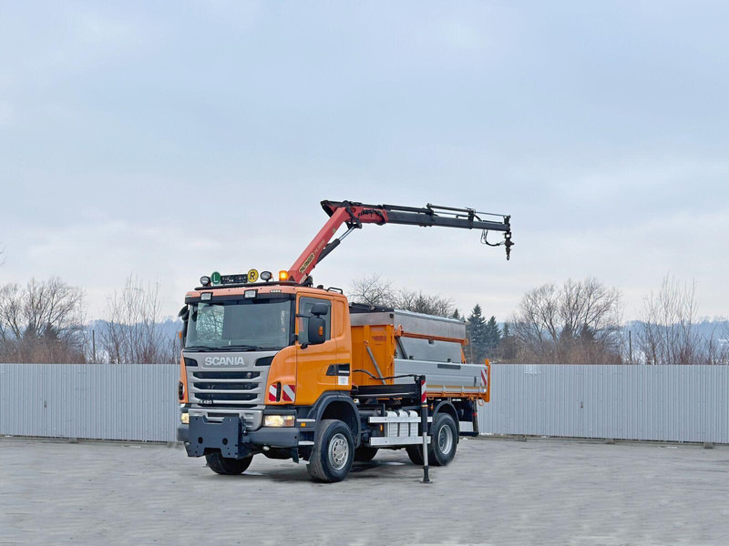 Scania R 420 Pritsche 4,15 m * PK 11002/FUNK * sandblaste - شاحنات مسطحة, شاحنة كرين: صور 3 Scania R 420 Pritsche 4,15 m * PK 11002/FUNK * sandblaste - شاحنات مسطحة, شاحنة كرين: صور 3