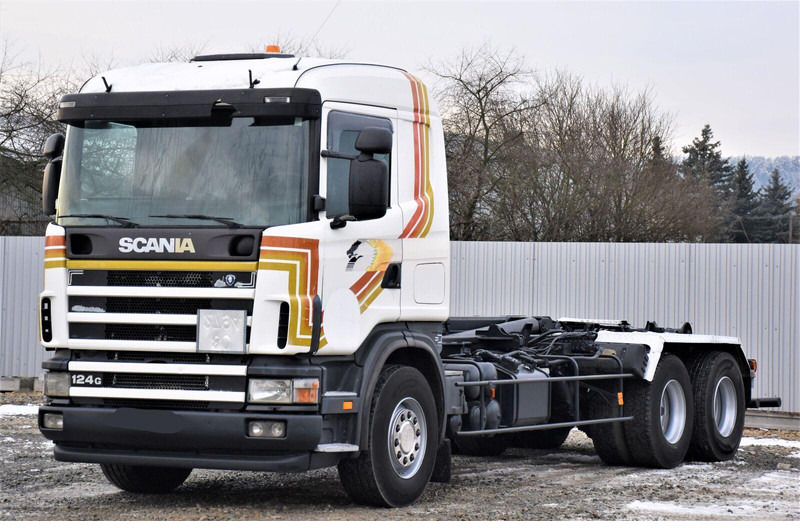 Scania R124 470 Abrollkipper * 6x2 * Motor Problem - شاحنة ذات الخطاف: صور 4 Scania R124 470 Abrollkipper * 6x2 * Motor Problem - شاحنة ذات الخطاف: صور 4