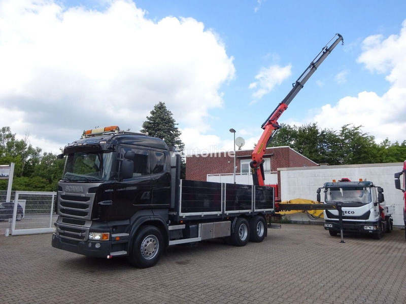 Scania R620 V8 6x2 Flatbed + Palfinger Crane PK 22002 EH - شاحنات مسطحة, شاحنة كرين: صور 5 Scania R620 V8 6x2 Flatbed + Palfinger Crane PK 22002 EH - شاحنات مسطحة, شاحنة كرين: صور 5