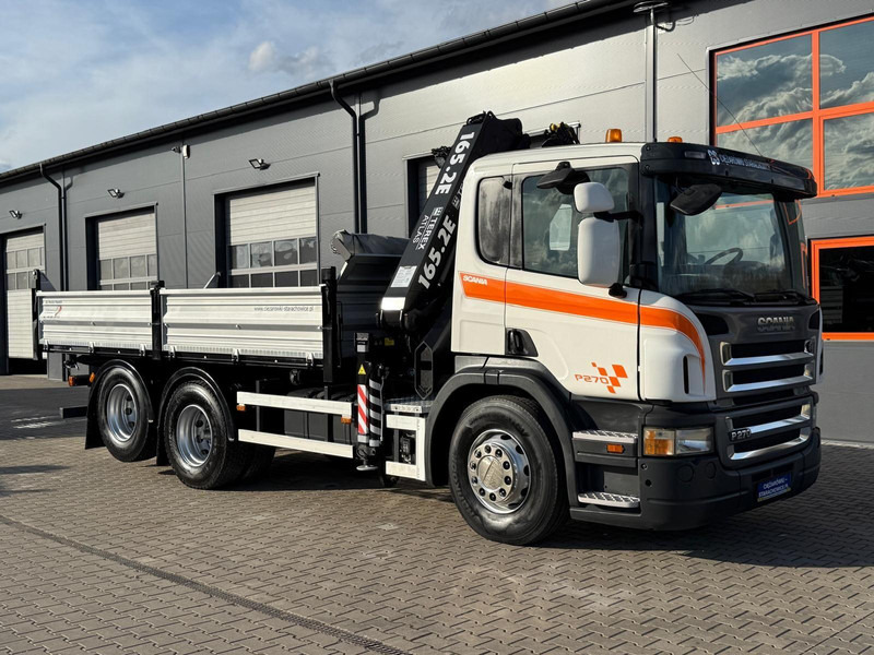 Scania SCANIA P270 6x2 wywrotka 3-stronna + HDS TEREX ATLAS 165.2E - قلابات, شاحنة كرين: صور 4 Scania SCANIA P270 6x2 wywrotka 3-stronna + HDS TEREX ATLAS 165.2E - قلابات, شاحنة كرين: صور 4