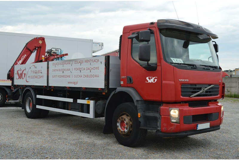 Volvo FE 18.280 - شاحنات مسطحة, شاحنة كرين: صور 2 Volvo FE 18.280 - شاحنات مسطحة, شاحنة كرين: صور 2