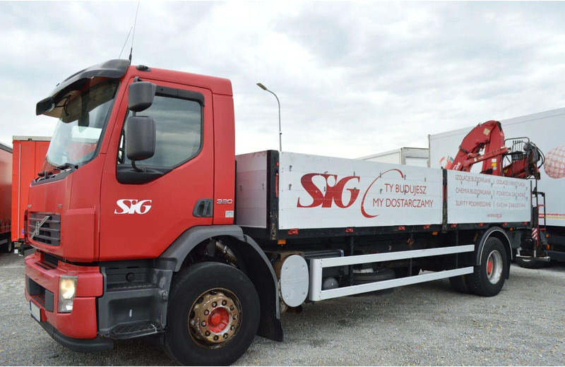 Volvo FE 18.320 FLATBED CRANE - شاحنات مسطحة, شاحنة كرين: صور 2 Volvo FE 18.320 FLATBED CRANE - شاحنات مسطحة, شاحنة كرين: صور 2