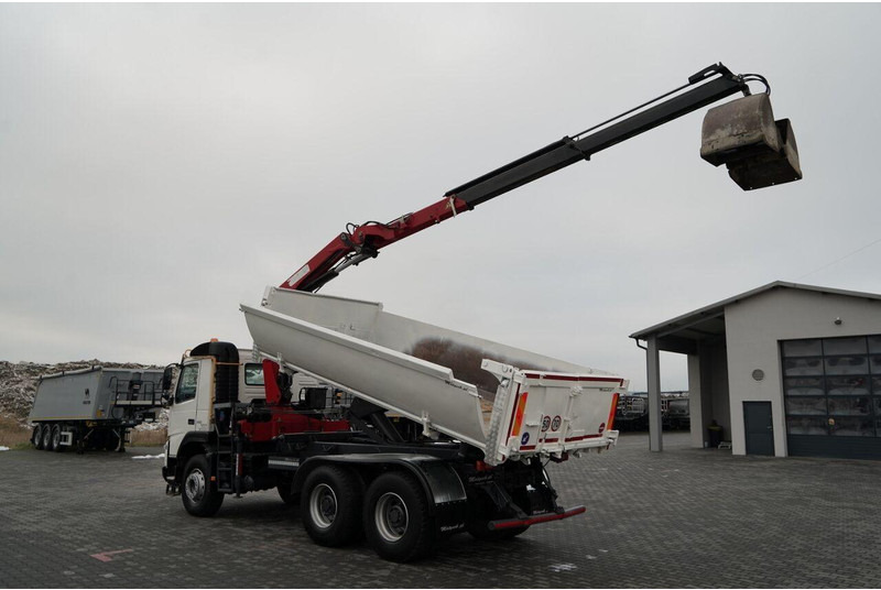 Volvo FMX 380 / 6x4 / WYWROTKA + HDS HMF 1820 K2 / HYDROBURTA / STEROW - قلابات, شاحنة كرين: صور 3 Volvo FMX 380 / 6x4 / WYWROTKA + HDS HMF 1820 K2 / HYDROBURTA / STEROW - قلابات, شاحنة كرين: صور 3