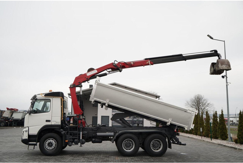 Volvo FMX 380 / 6x4 / WYWROTKA + HDS HMF 1820 K2 / HYDROBURTA / STEROW - قلابات, شاحنة كرين: صور 2 Volvo FMX 380 / 6x4 / WYWROTKA + HDS HMF 1820 K2 / HYDROBURTA / STEROW - قلابات, شاحنة كرين: صور 2