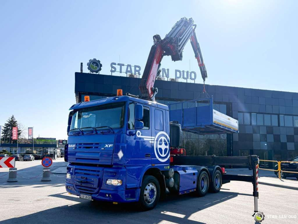 DAF XF 105.510 6x4 FASSI 450 FLY JIB Winch 5th - شاحنة كرين: صور 1 DAF XF 105.510 6x4 FASSI 450 FLY JIB Winch 5th - شاحنة كرين: صور 1