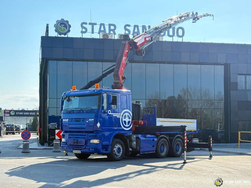DAF XF 105.510 6x4 FASSI 450 FLY JIB Winch 5th - شاحنة كرين: صور 3 DAF XF 105.510 6x4 FASSI 450 FLY JIB Winch 5th - شاحنة كرين: صور 3