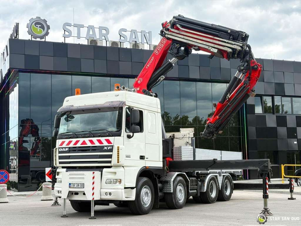 DAF XF 105.510 8x4 FASSI F800 XP Crane Fifth wheel - شاحنة كرين: صور 2 DAF XF 105.510 8x4 FASSI F800 XP Crane Fifth wheel - شاحنة كرين: صور 2