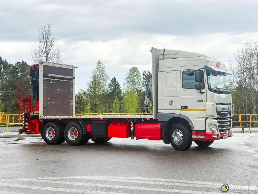 شاحنة كرين DAF  XF 440 6x2 Fassi F365 FLY JIBCranePallet Grippe: صور 16