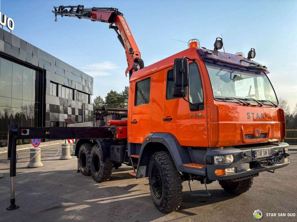 MAN STAR 266 MAN 6x6 PALFINGER PK 18001 Crane Kran - شاحنة كرين: صور 4 MAN STAR 266 MAN 6x6 PALFINGER PK 18001 Crane Kran - شاحنة كرين: صور 4