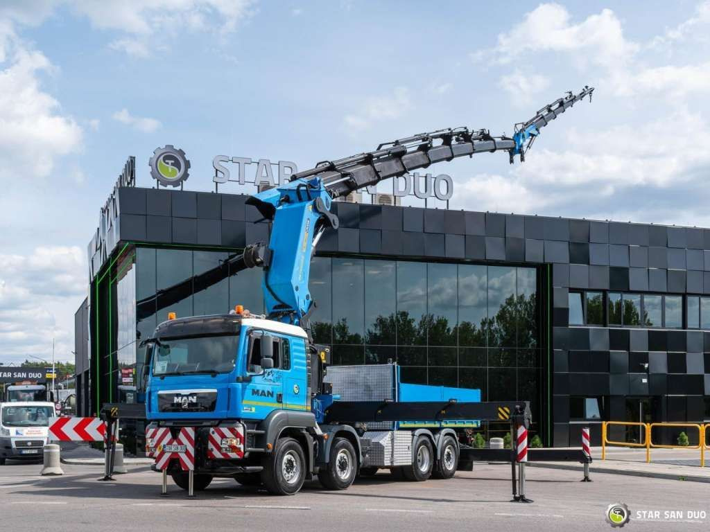MAN TGA 35.480 8x4 H PALFINGER PK 150002 Crane Winc - شاحنة كرين: صور 1 MAN TGA 35.480 8x4 H PALFINGER PK 150002 Crane Winc - شاحنة كرين: صور 1