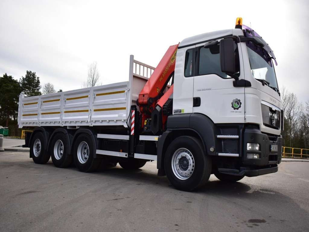 MAN TGS 35.400 8X4 PALFINGER PK 33002 CRANE KIPPER - شاحنة كرين, قلابات: صور 3 MAN TGS 35.400 8X4 PALFINGER PK 33002 CRANE KIPPER - شاحنة كرين, قلابات: صور 3