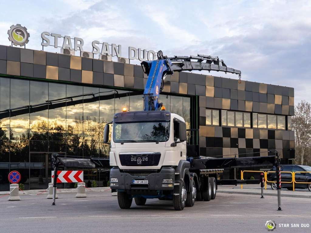 MAN TGS 41.480 8x8 PM 85SP HDS Crane - شاحنة كرين: صور 1 MAN TGS 41.480 8x8 PM 85SP HDS Crane - شاحنة كرين: صور 1