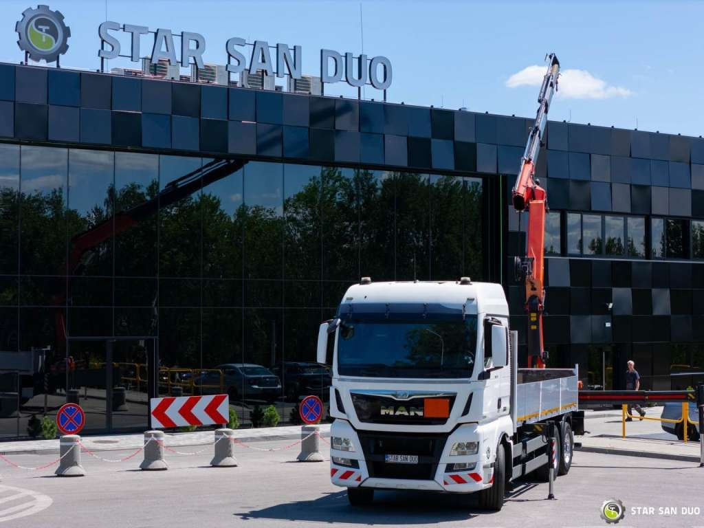 MAN TGX 26.480 6x2 PALFINGER PK 33002 EH Crane Winc - شاحنة كرين: صور 1 MAN TGX 26.480 6x2 PALFINGER PK 33002 EH Crane Winc - شاحنة كرين: صور 1