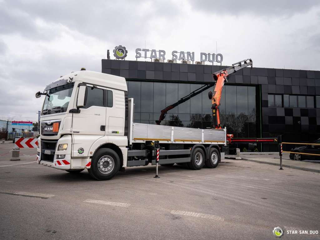 MAN TGX 26.480 6x2 PALFINGER PK 33002 EH Crane Winc - شاحنة كرين: صور 4 MAN TGX 26.480 6x2 PALFINGER PK 33002 EH Crane Winc - شاحنة كرين: صور 4