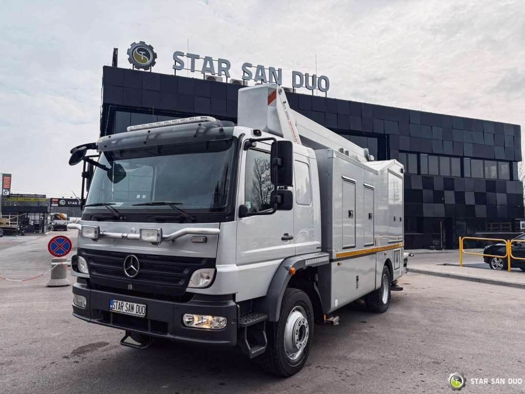 جديد مصاعد الازدهار محمولة على شاحنة Mercedes-Benz  1529 4x4 Atego Lift Palfinger Wumag WT 230: صور 8