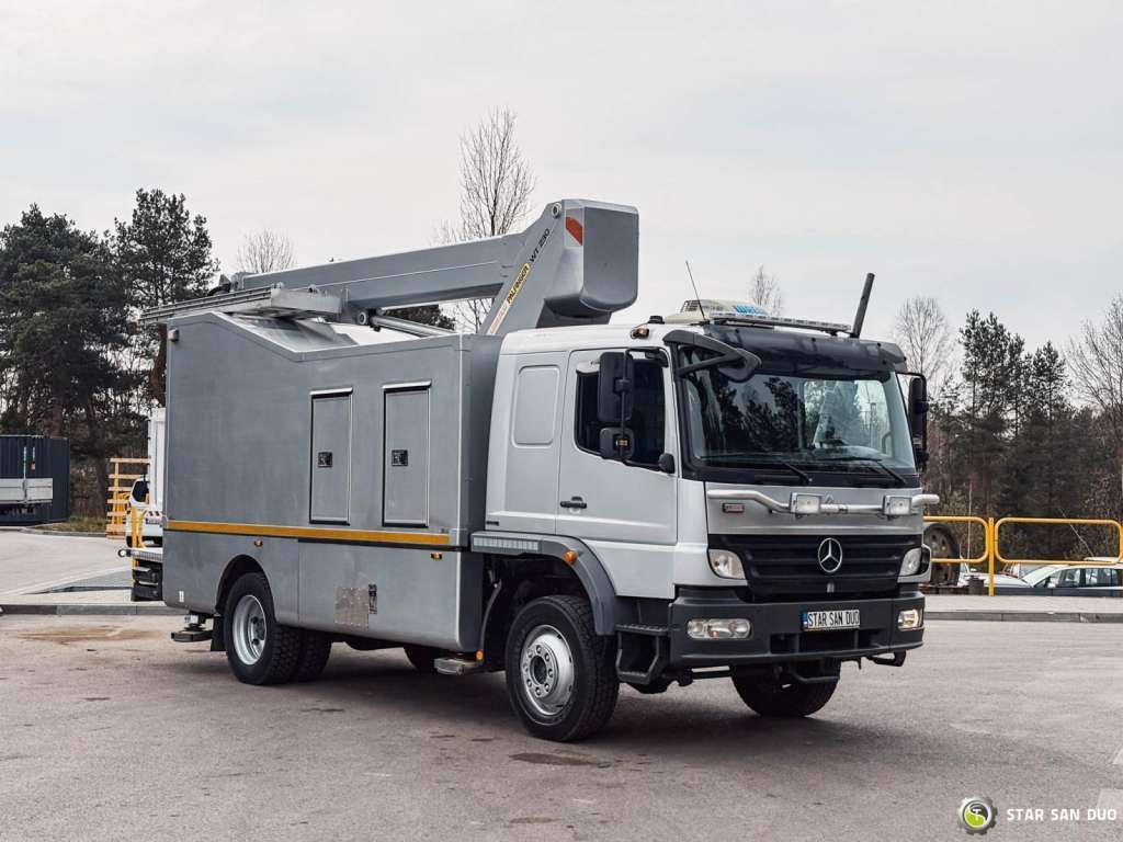 جديد مصاعد الازدهار محمولة على شاحنة Mercedes-Benz  1529 4x4 Atego Lift Palfinger Wumag WT 230: صور 7