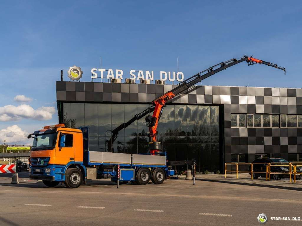 Mercedes-Benz ACTROS 2541 6x2 Palfinger PK 34002 Crane Winch - شاحنة كرين: صور 3 Mercedes-Benz ACTROS 2541 6x2 Palfinger PK 34002 Crane Winch - شاحنة كرين: صور 3