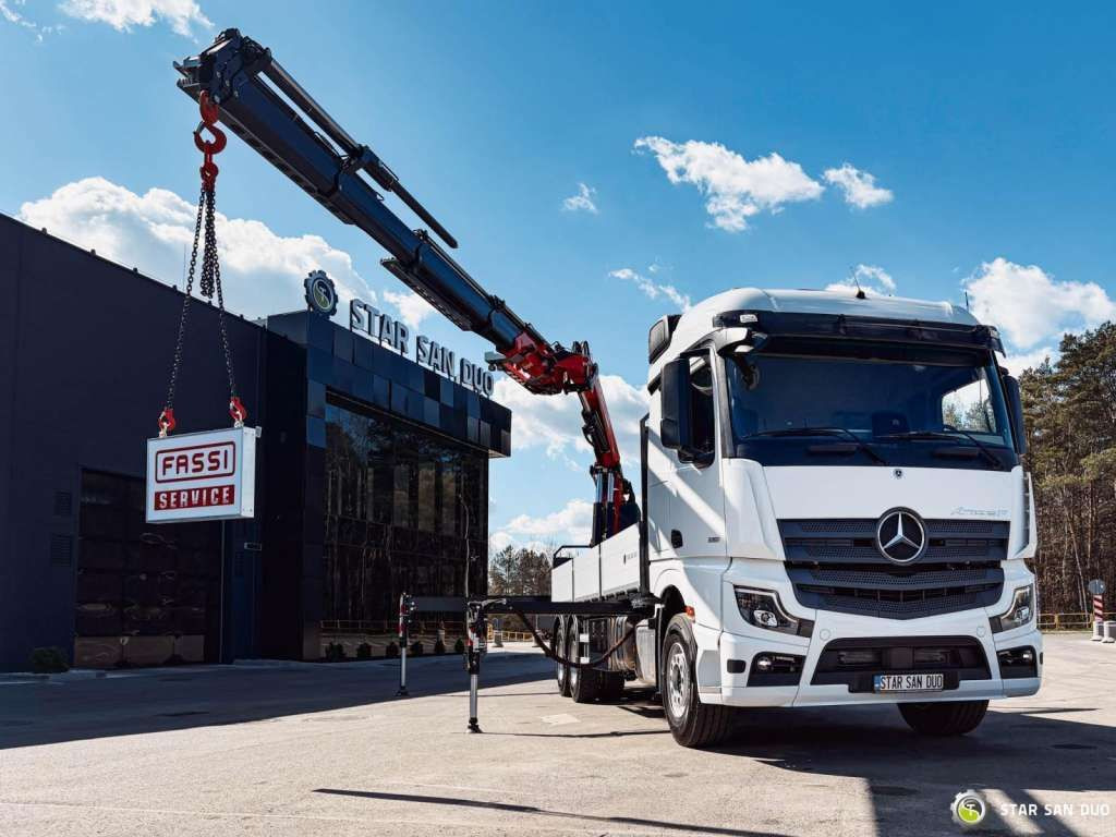 شاحنة كرين Mercedes-Benz ACTROS 3351 NEW 6x4 Fassi F485 Crane: صور 12 شاحنة كرين Mercedes-Benz ACTROS 3351 NEW 6x4 Fassi F485 Crane: صور 12