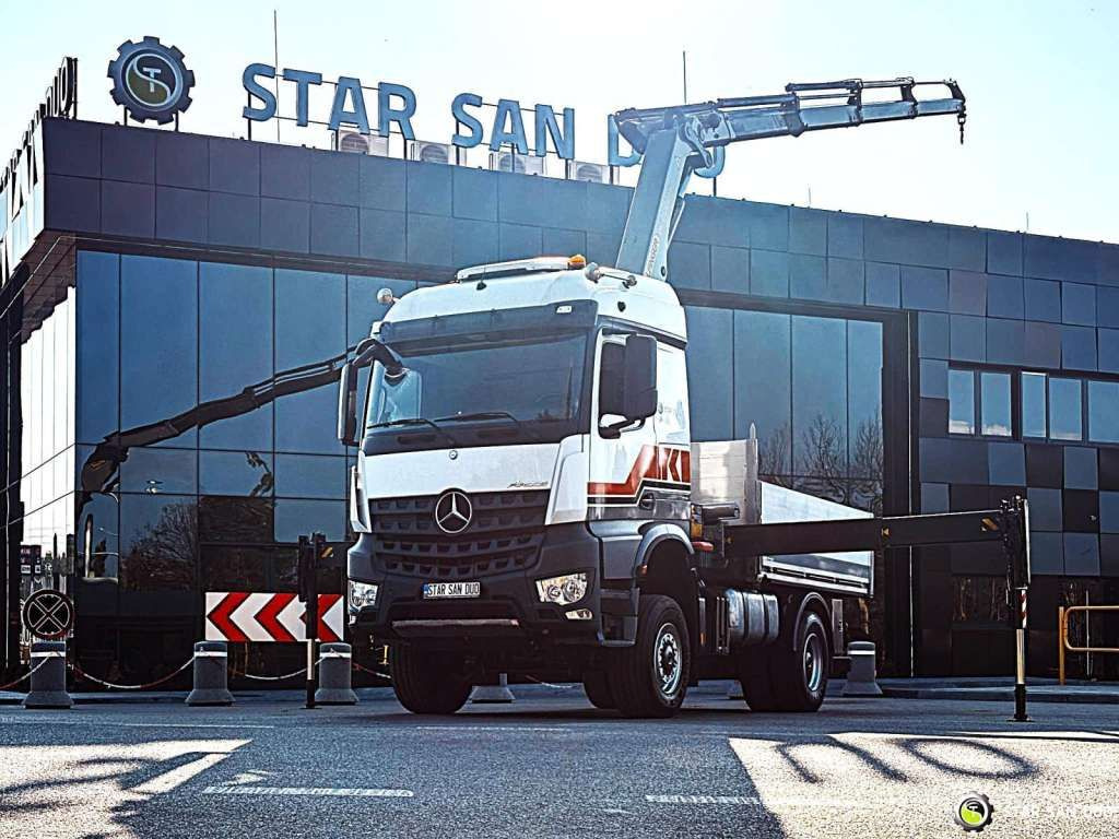 Mercedes-Benz AROCS 1851 PALFINGER PK 20002 Crane Kran - شاحنة كرين: صور 1 Mercedes-Benz AROCS 1851 PALFINGER PK 20002 Crane Kran - شاحنة كرين: صور 1