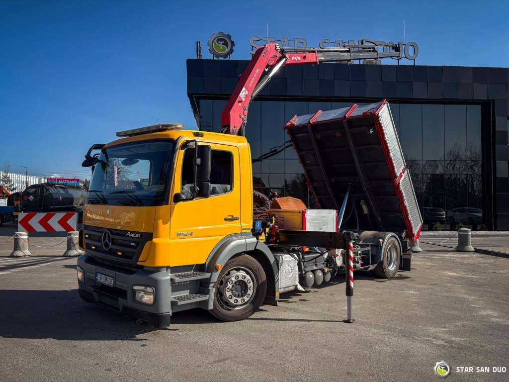 Mercedes-Benz AXOR 1824 4x2 HMF 975 HDS Crane Rotator Kipper Mercedes-Benz AXOR 1824 4x2 HMF 975 HDS Crane Rotator Kipper - شاحنة كرين, قلابات: صور 4 Mercedes-Benz AXOR 1824 4x2 HMF 975 HDS Crane Rotator Kipper Mercedes-Benz AXOR 1824 4x2 HMF 975 HDS Crane Rotator Kipper - شاحنة كرين, قلابات: صور 4
