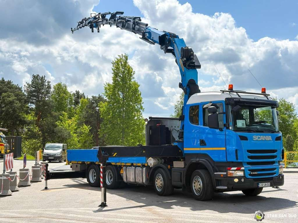 Scania R440 8x4 Palfinger PK50002 FLY JIB Crane Winch - شاحنة كرين: صور 2 Scania R440 8x4 Palfinger PK50002 FLY JIB Crane Winch - شاحنة كرين: صور 2