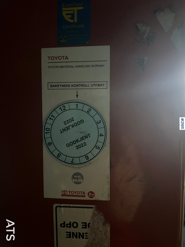 رافعة شوكية كهربائية BT OP 1000 HSE Elektrisk truck: صور 16 رافعة شوكية كهربائية BT OP 1000 HSE Elektrisk truck: صور 16