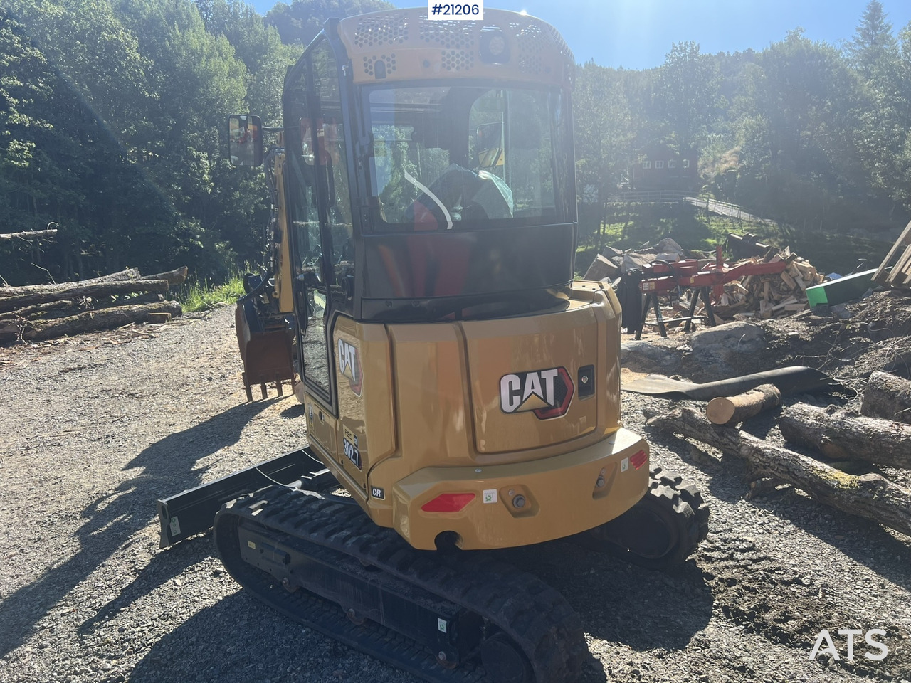 Caterpillar 302.7 CR gravemaskin m/ rototilt, pusseskuff,graveskuffe,klype og grøfteskuffe - حفارة مصغرة: صور 3 Caterpillar 302.7 CR gravemaskin m/ rototilt, pusseskuff,graveskuffe,klype og grøfteskuffe - حفارة مصغرة: صور 3