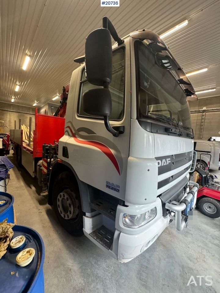 DAF CF75.250 - شاحنات مسطحة, شاحنة كرين: صور 5 DAF CF75.250 - شاحنات مسطحة, شاحنة كرين: صور 5