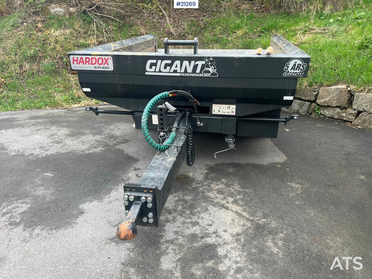 مقطورة لنقل المعدات Gigant Hjulmaskin Henger: صور 13