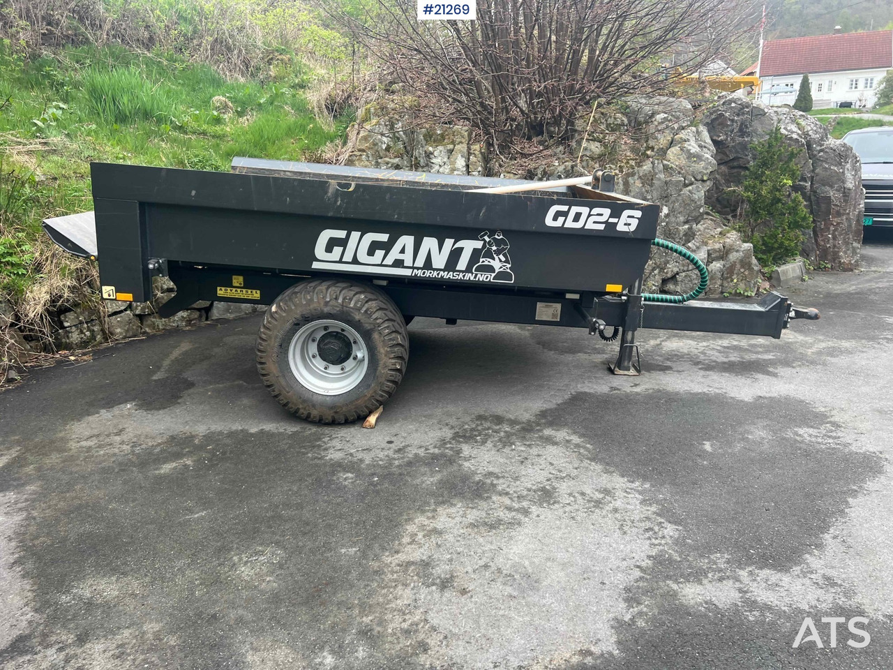 مقطورة لنقل المعدات Gigant Hjulmaskin Henger: صور 12