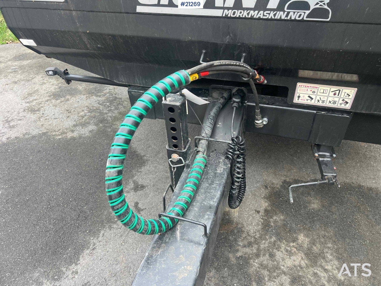 مقطورة لنقل المعدات Gigant Hjulmaskin Henger: صور 17