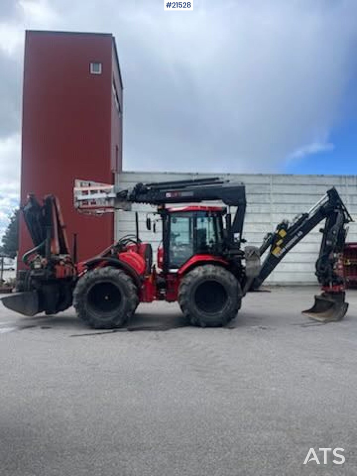 Huddig 1260C Traktorgraver m/ Palfinger kran, Lift, rototilt og skuffe - حفار متعدد الاستخدام: صور 2 Huddig 1260C Traktorgraver m/ Palfinger kran, Lift, rototilt og skuffe - حفار متعدد الاستخدام: صور 2