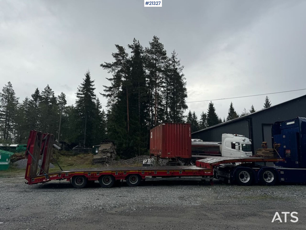 Kel-berg Maskinsemi - عربة مسطحة منخفضة نصف مقطورة: صور 2 Kel-berg Maskinsemi - عربة مسطحة منخفضة نصف مقطورة: صور 2