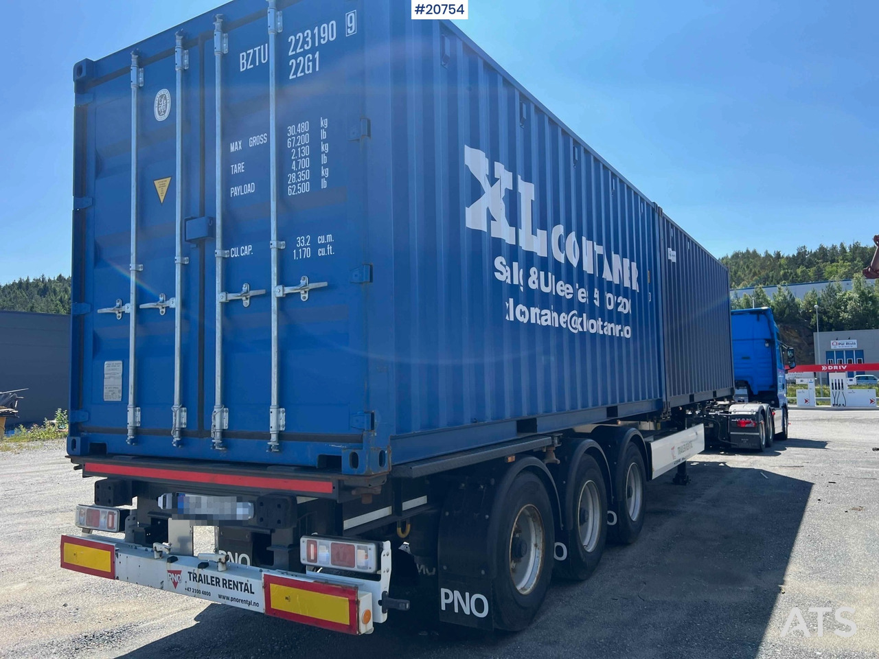 Krone containerhenger - شاحنات الحاويات / جسم علوي قابل للتغيير نصف مقطورة: صور 3 Krone containerhenger - شاحنات الحاويات / جسم علوي قابل للتغيير نصف مقطورة: صور 3