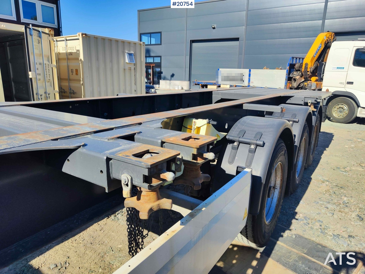 شاحنات الحاويات / جسم علوي قابل للتغيير نصف مقطورة Krone containerhenger: صور 31