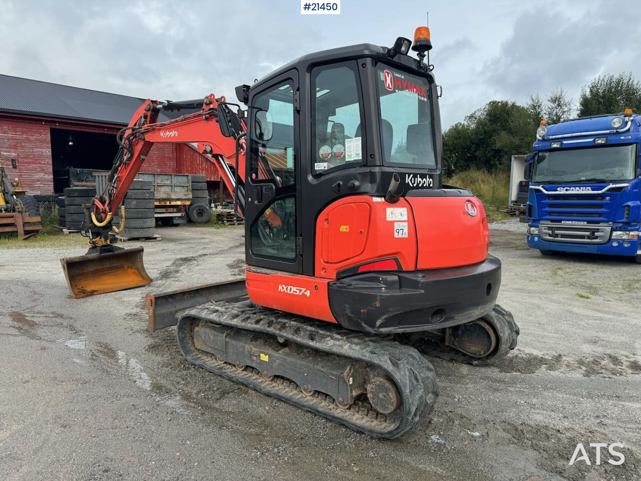 Kubota KX 057-4 - حفارات زحافة: صور 3 Kubota KX 057-4 - حفارات زحافة: صور 3