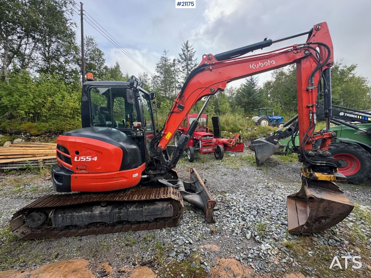 Kubota U 55-4 - حفارة مصغرة: صور 4 Kubota U 55-4 - حفارة مصغرة: صور 4