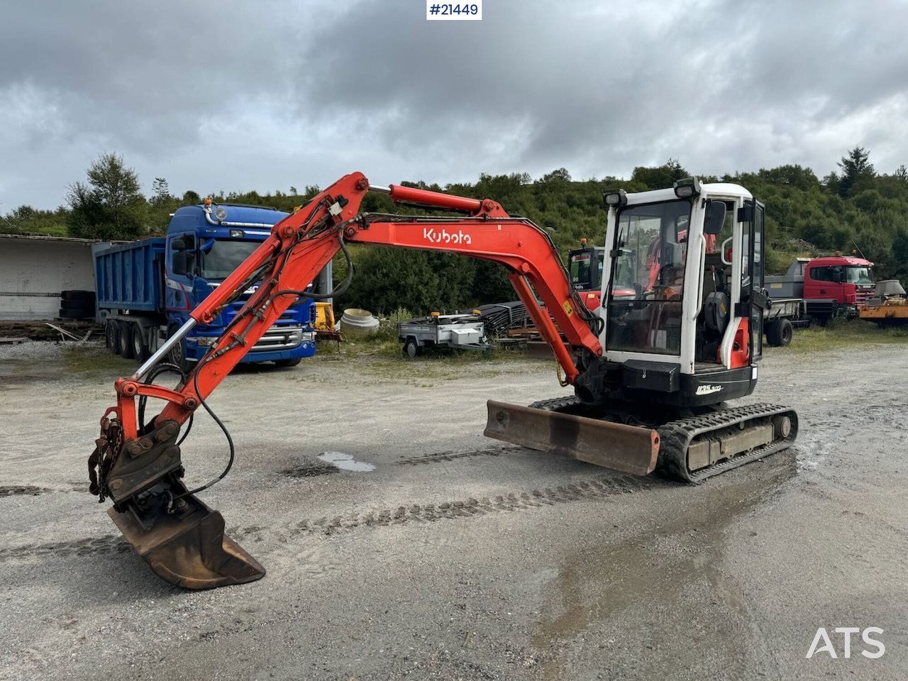 Kubota U35-3 - حفارة مصغرة: صور 1 Kubota U35-3 - حفارة مصغرة: صور 1