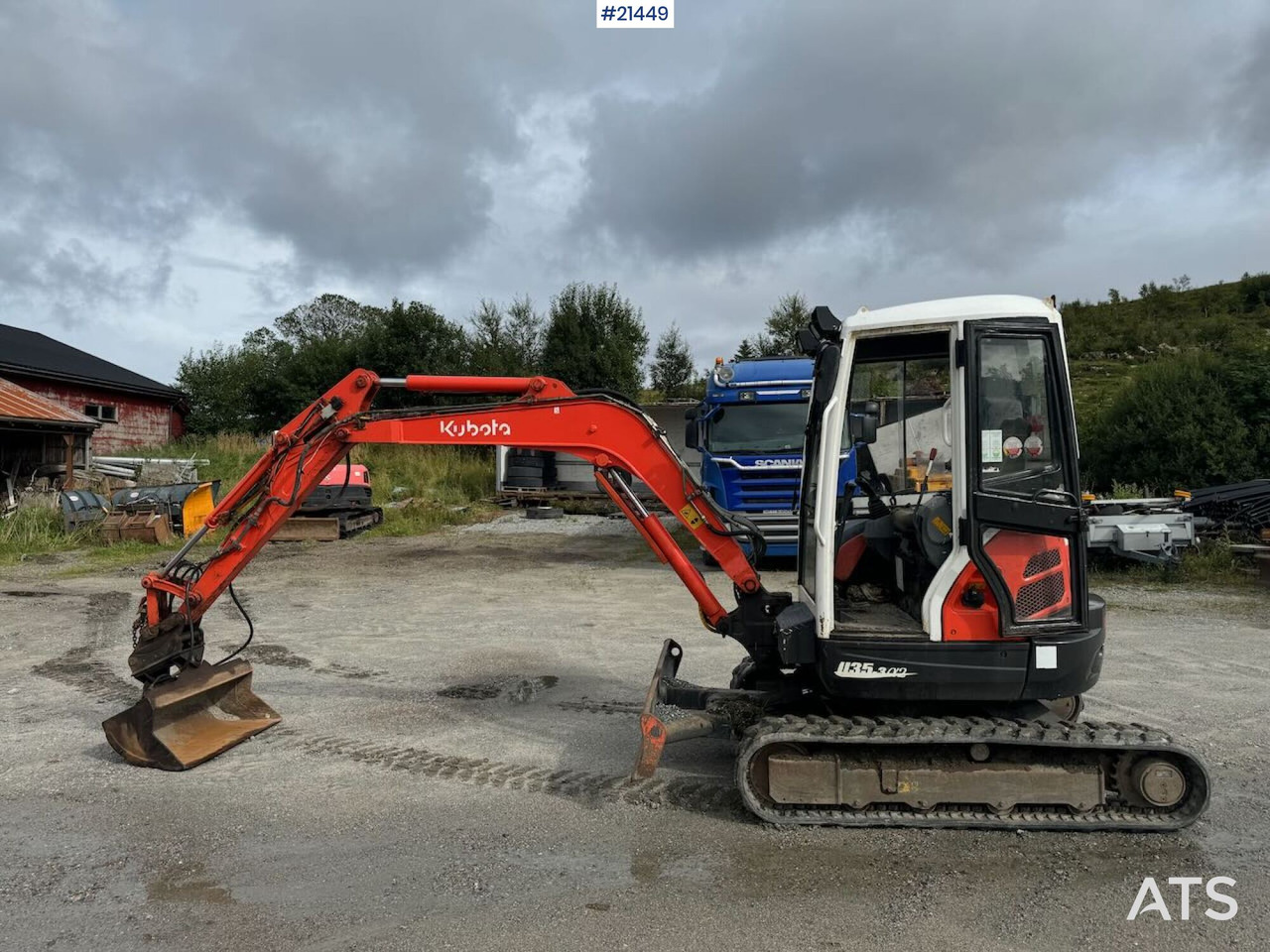 Kubota U35-3 - حفارة مصغرة: صور 2 Kubota U35-3 - حفارة مصغرة: صور 2