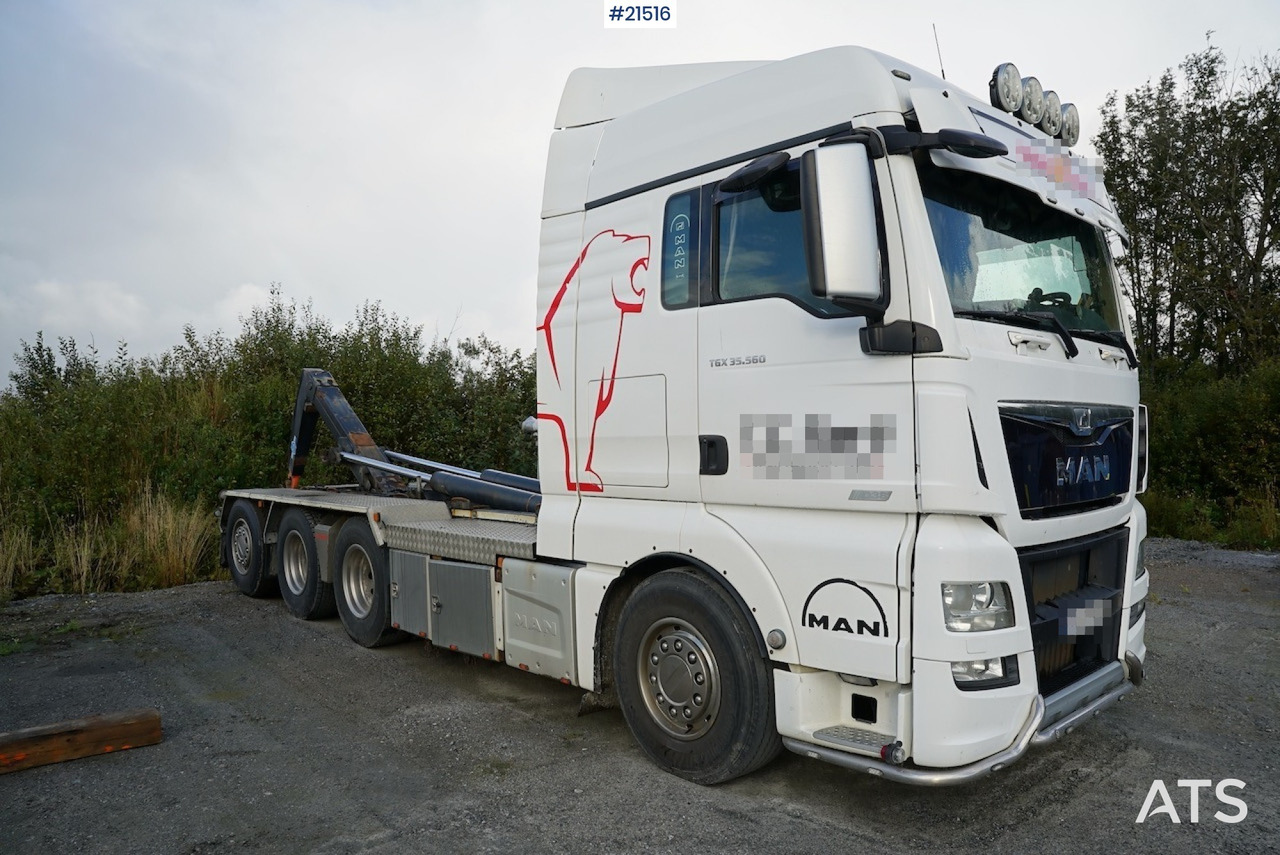 MAN Man TGX 35.560 8x4 tridem krokbil - شاحنة ذات الخطاف: صور 1 MAN Man TGX 35.560 8x4 tridem krokbil - شاحنة ذات الخطاف: صور 1
