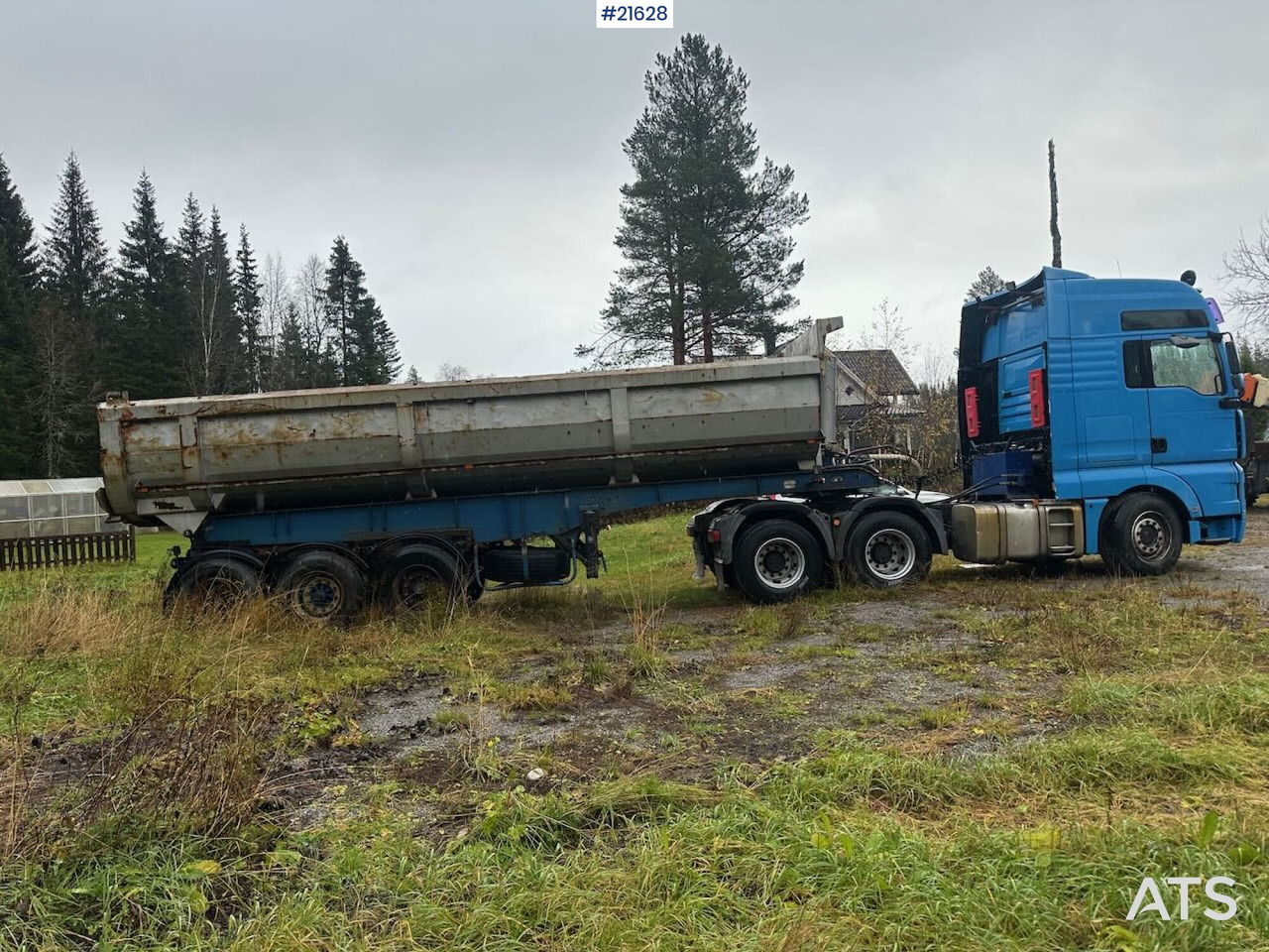 MAN TGA 28.530 6x2 trekkvogn m/ 1987 L.A.G Bree 3 akslet tippsemi SE VIDEO - شاحنة جرار: صور 2 MAN TGA 28.530 6x2 trekkvogn m/ 1987 L.A.G Bree 3 akslet tippsemi SE VIDEO - شاحنة جرار: صور 2