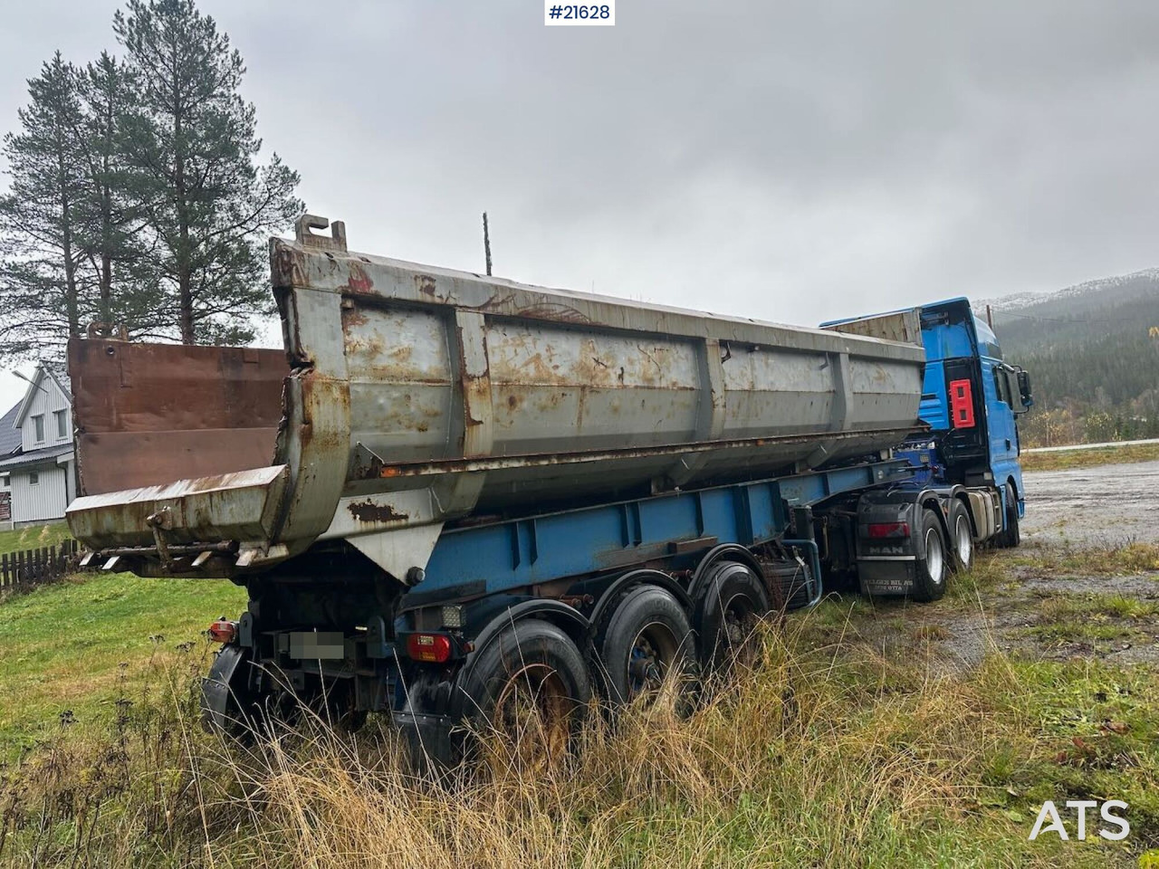 MAN TGA 28.530 6x2 trekkvogn m/ 1987 L.A.G Bree 3 akslet tippsemi SE VIDEO - شاحنة جرار: صور 3 MAN TGA 28.530 6x2 trekkvogn m/ 1987 L.A.G Bree 3 akslet tippsemi SE VIDEO - شاحنة جرار: صور 3