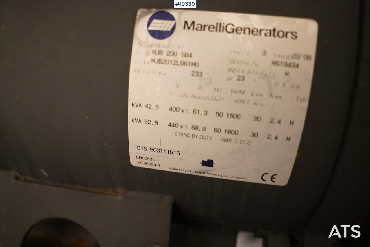 Marelli Generators nødstrømaggregat - آلات البناء: صور 4 Marelli Generators nødstrømaggregat - آلات البناء: صور 4